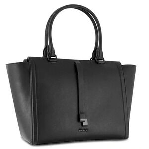DKNY Tara Leather  Tote Bag in Black